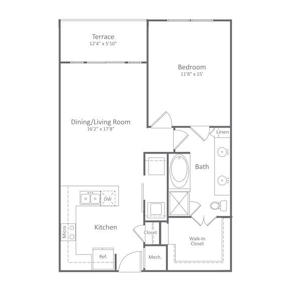 Harlow River Oaks Floor Plan A8, Houston, TX