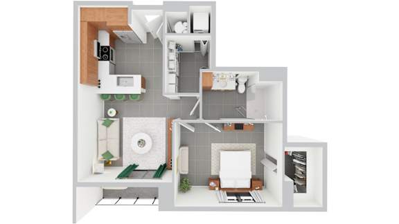 A8, 1 bed 1 bath | 645 - 685 sq ft | Alvorada on the Bay in North Miami Beach, FL