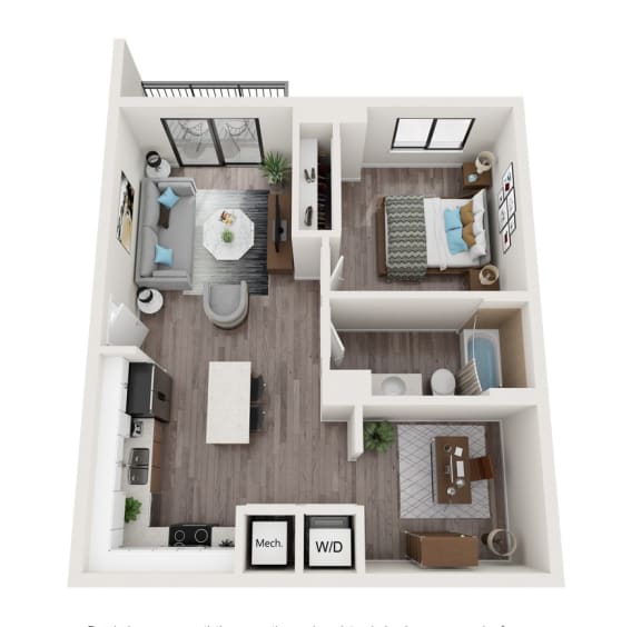A11D Floor Plan at Alameda West, Florida