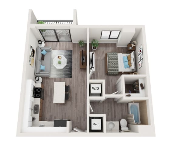 A4 Floor Plan at Alameda West, Florida