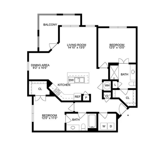 sienna floor plan of GreenVue in Richardson, TX