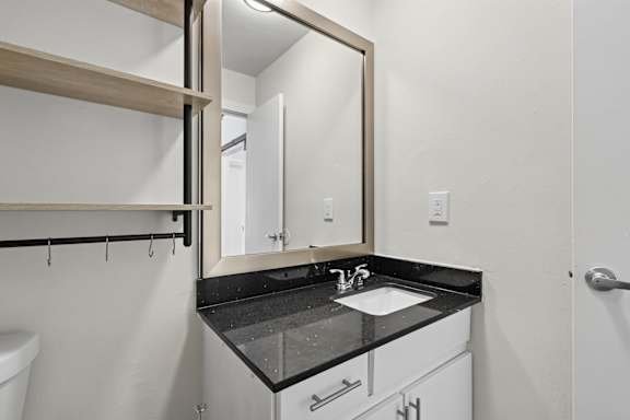 Elm St Lofts in Dallas TX bathroom