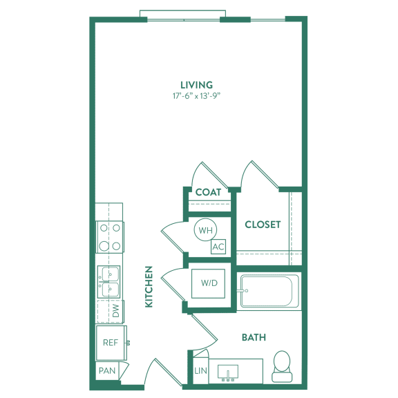 S1 Floor Plan | Epoch on Eagle | Apartments in Denton, TX