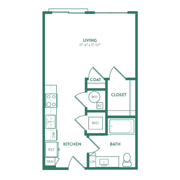 S1 Floor Plan | Epoch on Eagle | Apartments in Denton, TX