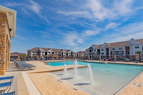 Sparkling Pool at Parkside Grand Apartments in Pensacola, FL