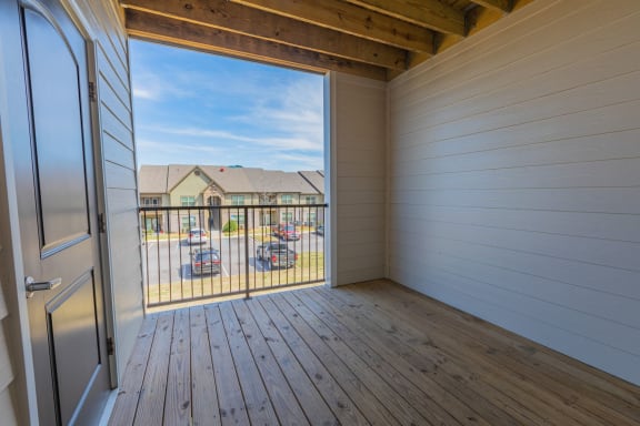 Unit Balcony at Parkside Grand Apartments in Pensacola, FL
