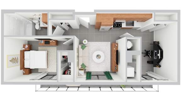 ST-3 | 600 sq ft | Alvorada on the Bay in North Miami Beach, FL