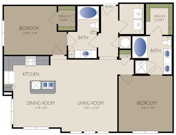 Shepherd Floor Plan at The Grand at Upper Kirby