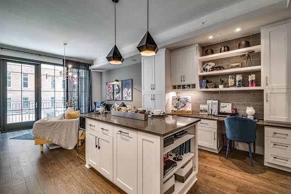 Renovated Kitchen at The Hamilton, Dallas