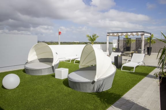 Outdoor Area at Twenty2 West, West Miami, FL, 33155