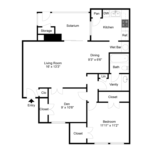 Augusta A3 2D Floorplan at Westdale Hills, Euless TX