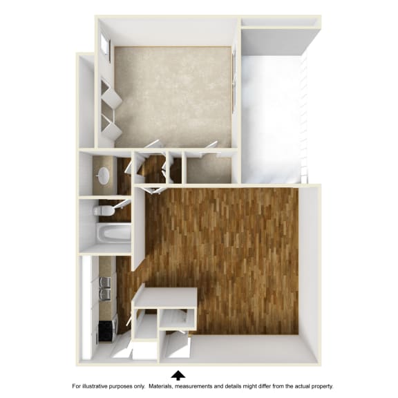 Bonaventure A2 3D Floorplan at Westdale Hills, Euless TX