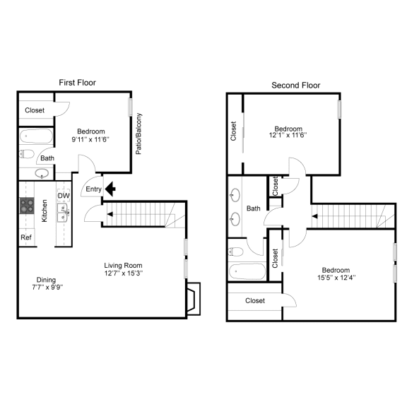 Bonaventure C2 2D Floorplan at Westdale Hills, Euless TX