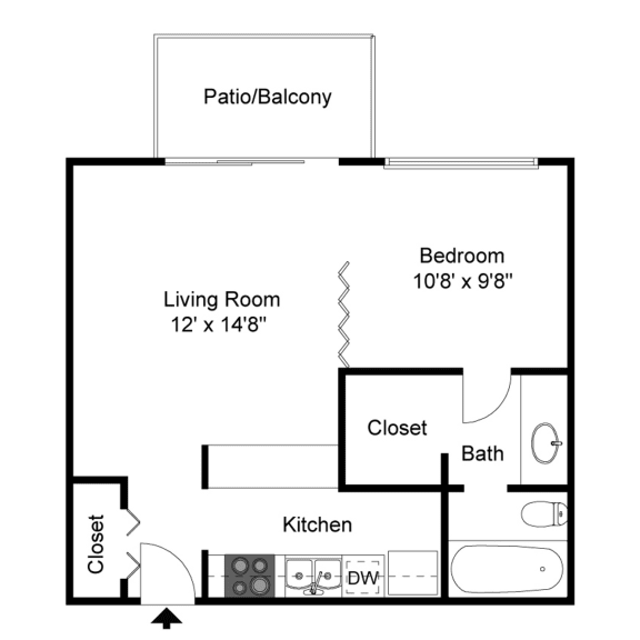 Doral E1 2D Floorplan at Westdale Hills, Euless TX