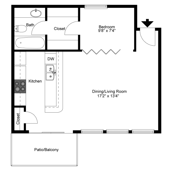 Pinehurst E1 2D Floorplan at Westdale Hills, Euless TX