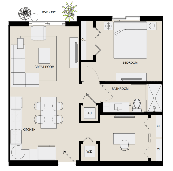 Floor Plans of Westgate on University in Lauderhill, FL