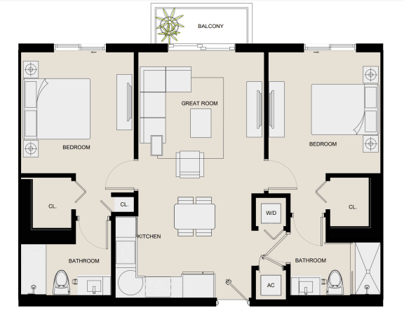 Floor Plans of Westgate on University in Lauderhill, FL