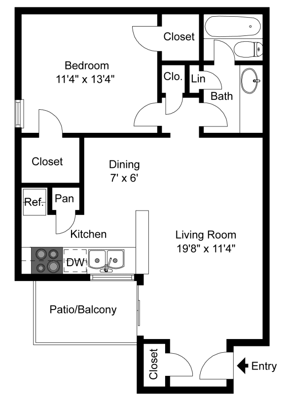 La Costa A1 2D Floorplan at Westdale Hills, Euless TX