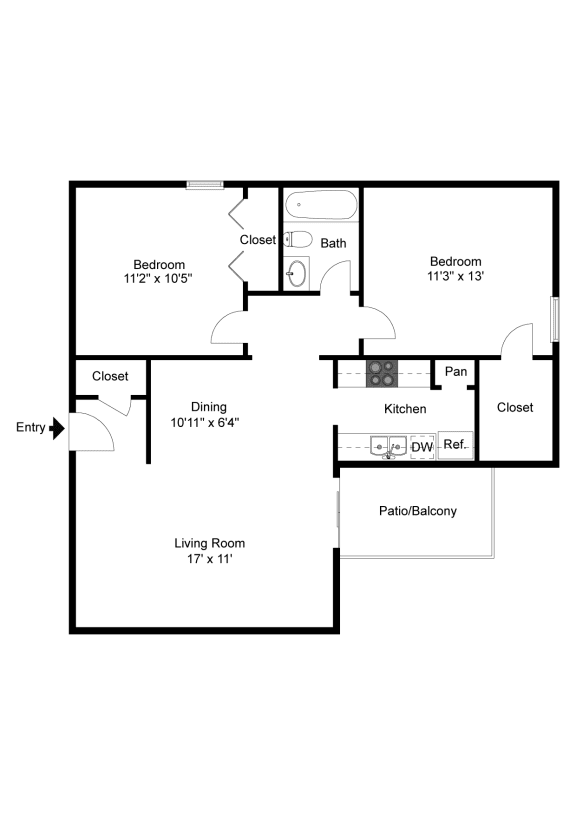 La Costa B1 2D Floorplan at Westdale Hills, Euless TX
