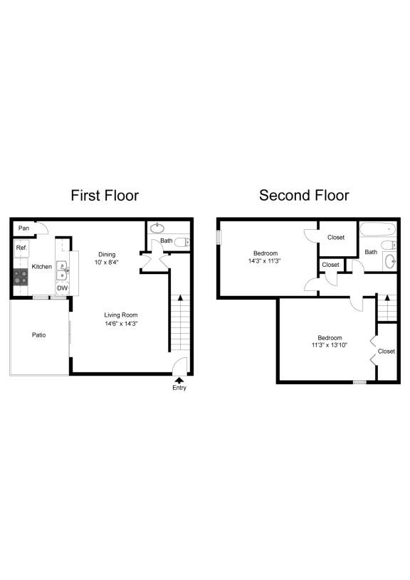 La Costa B3 2D Floorplan at Westdale Hills, Euless TX