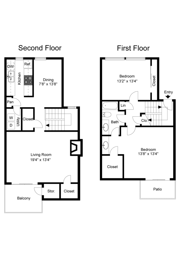 La Costa B4 2D Floorplan at Westdale Hills, Euless TX
