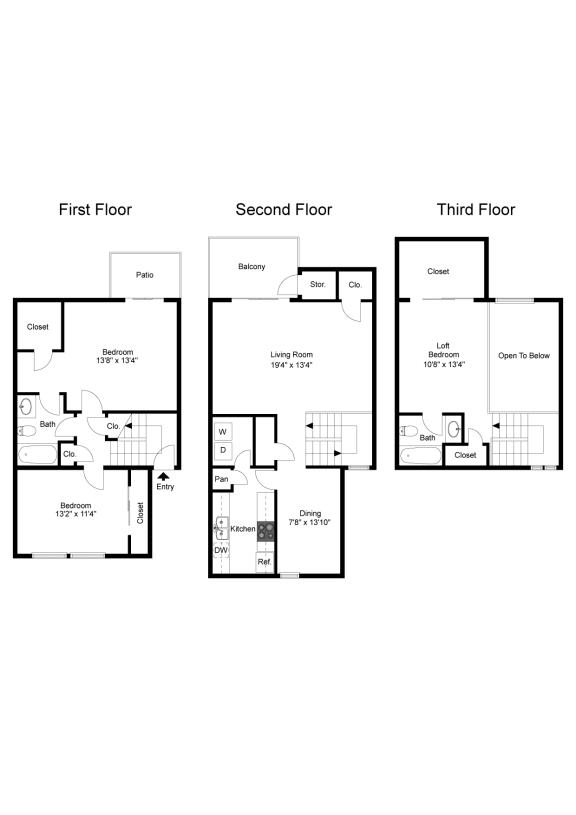 La Costa C2 2D Floorplan at Westdale Hills, Euless TX