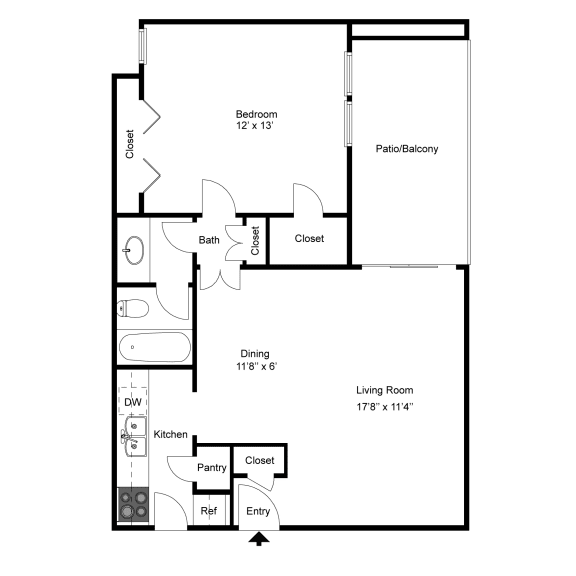 Bonaventure A2 2D Floorplan at Westdale Hills, Euless TX