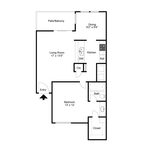 Crooked Stick A1 2D Floorplan at Westdale Hills, Euless TX