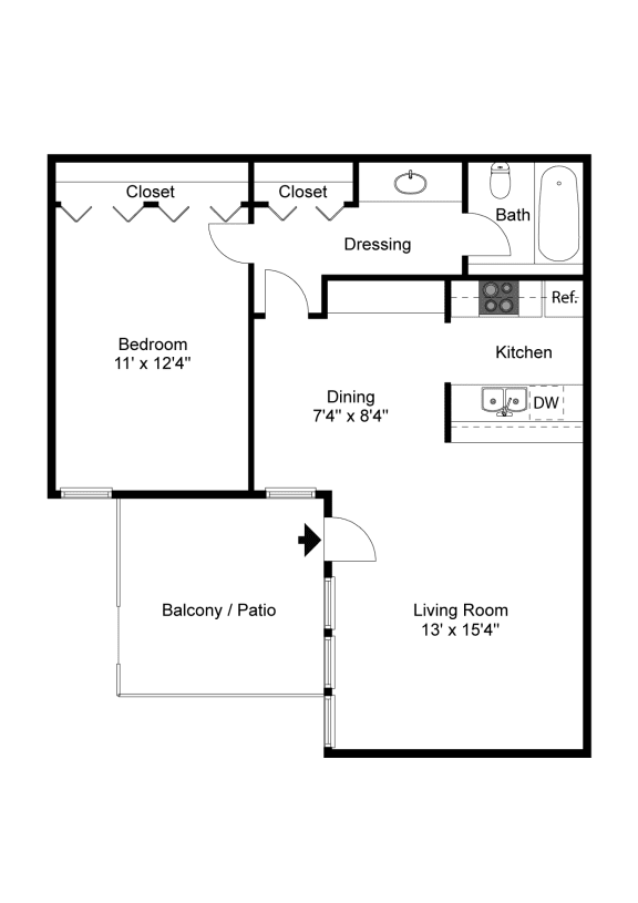 Muirfield Village A3 2D Floorplan at Westdale Hills, Euless TX