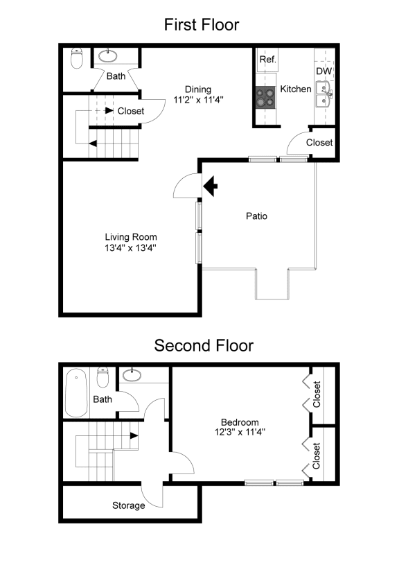Muirfield Village A4 2D Floorplan at Westdale Hills, Euless TX