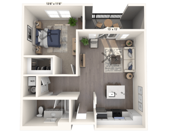 733 sqft