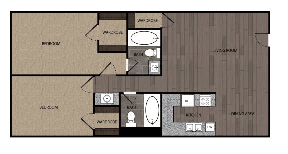 the floor plan of laurelwood