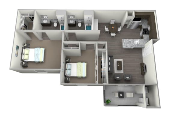 Floor Plan  our apartments showcase a flexibility with regard to furniture and decor