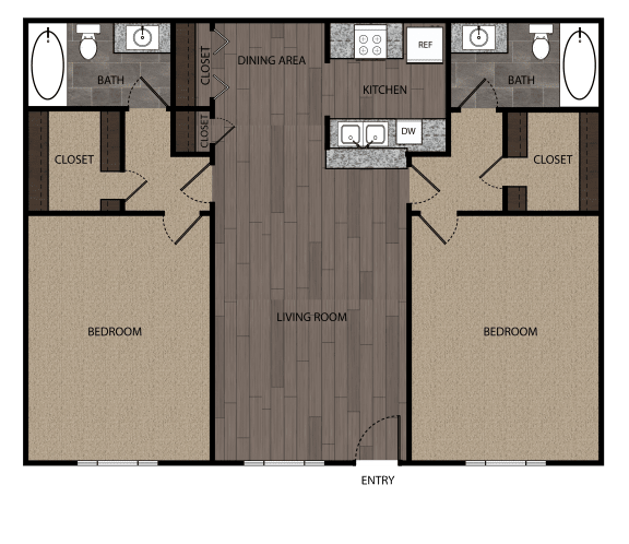 the grayson apartment floor plan