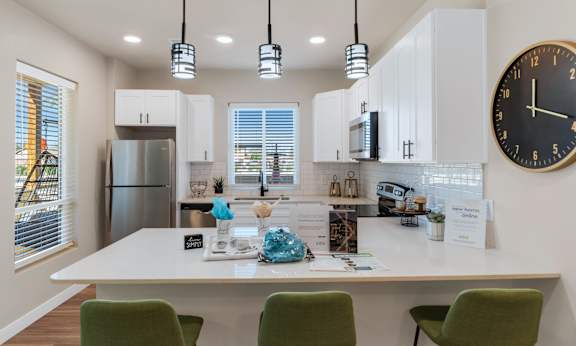 Efficient Appliances In Kitchen at Solace at Ballpark Village, Goodyear, Arizona