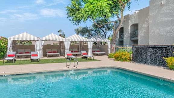 Residential Swimming Pool at Miramonte Apartments, Scottsdale, AZ
