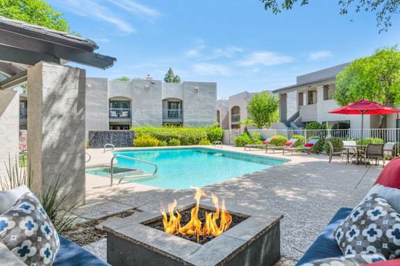Modern Swimming Pool at Miramonte Apartments, Scottsdale, 85250