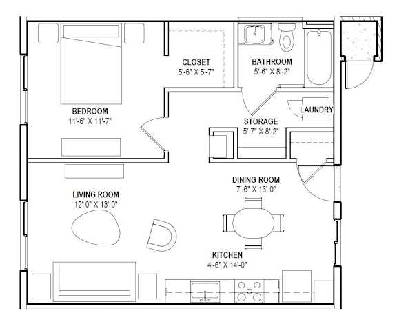 A1 Floor Plan A1 Floor Plan at The 89 on Hayden, Scottsdale Arizona