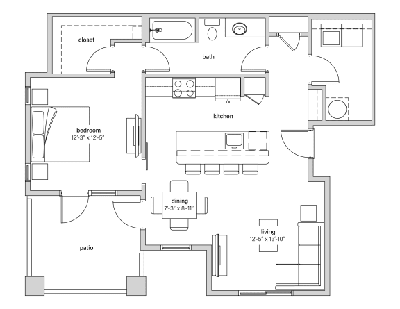 a floor plan of a house