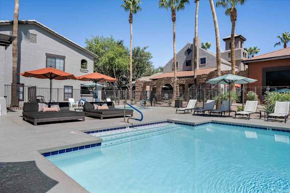 Resort Style Heated Pools and Spa Style Jacuzzi  at Lazo Apartment Homes, Arizona