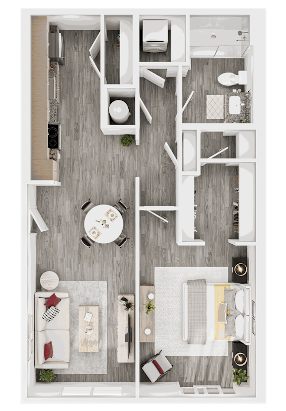 Celeste floor plan at Lucero Apartments, Phoenix, AZ, Arizona, 85051
