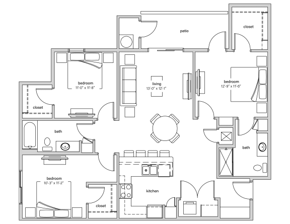1, 2 & 3 Bedroom Apartments in Laveen, AZ | Weylyn