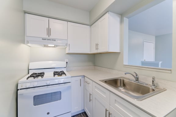 Sink With Faucet at Johnson Legacy Apartments, Milwaukee, WI