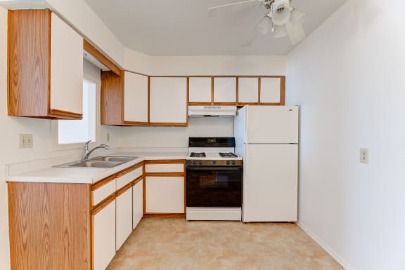 Well Equipped Kitchen at Johnson Legacy Apartments, Wisconsin, 53223