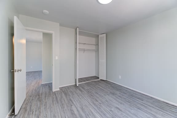 Faux Wood Flooring at Johnson Legacy Apartments, Milwaukee, WI, 53223