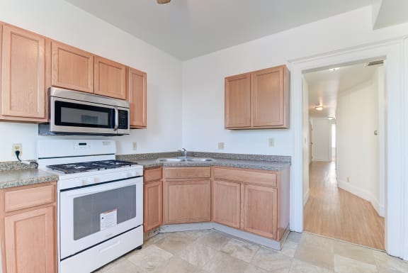 Remodeled Kitchen at Johnson Legacy Apartments, Milwaukee