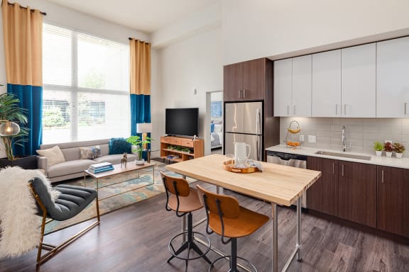 Spacious Living Room in Hillsboro Apartment