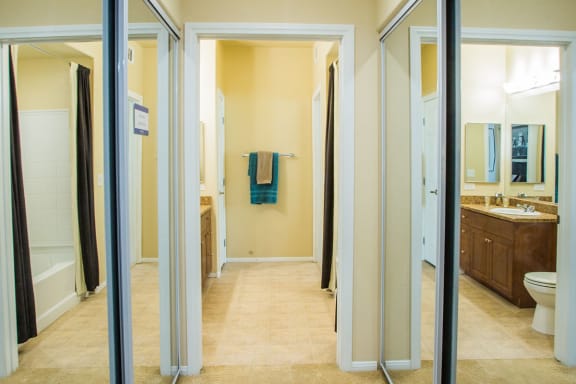 Large Closet with Mirrors at Apartments 89081