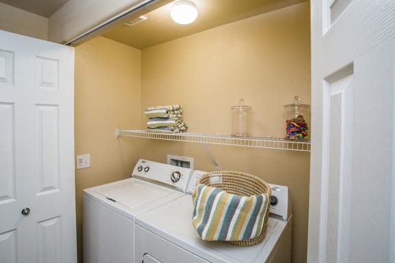 Washer and Dryer at Spacious Las Vegas Apartments Near Nellis AFB