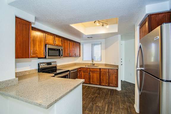 Gourmet Kitchen with Appliances at Short Term Rentals Tucson
